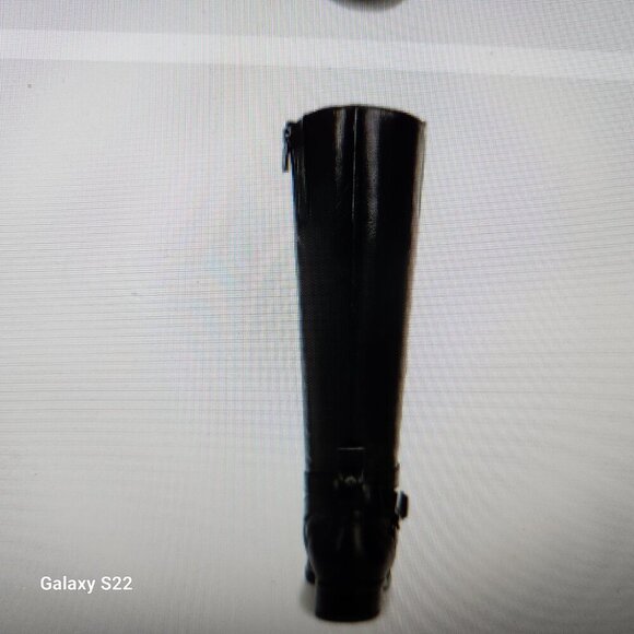 Naturalizer "Rena" Black Leather Riding boots. NIB. Size 6.5 Wide. - Picture 3 of 14